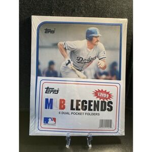Topps MLB Legends Dual Pocket Folders Eric Davis Dodgers Reds New‎ Old Stock